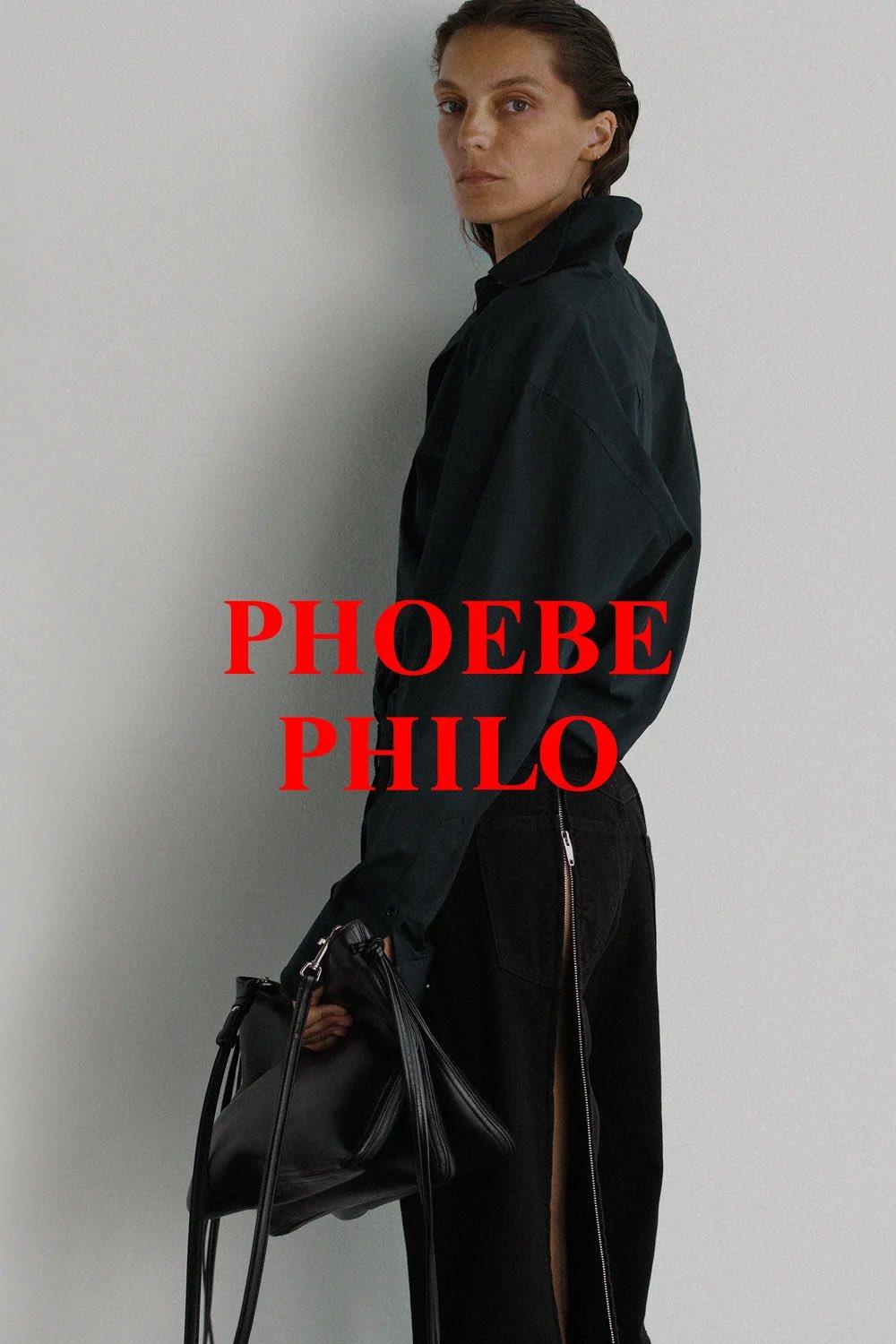 Daria Werbowy by Talia Chetrit for Phoebe Philo Fall-Winter 2023 Ad Campaign