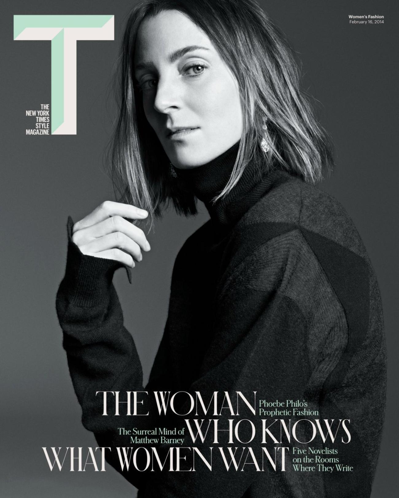 Phoebe Philo Covers The New York Times Style Magazine Spring 2014 Women's Fashion Issue