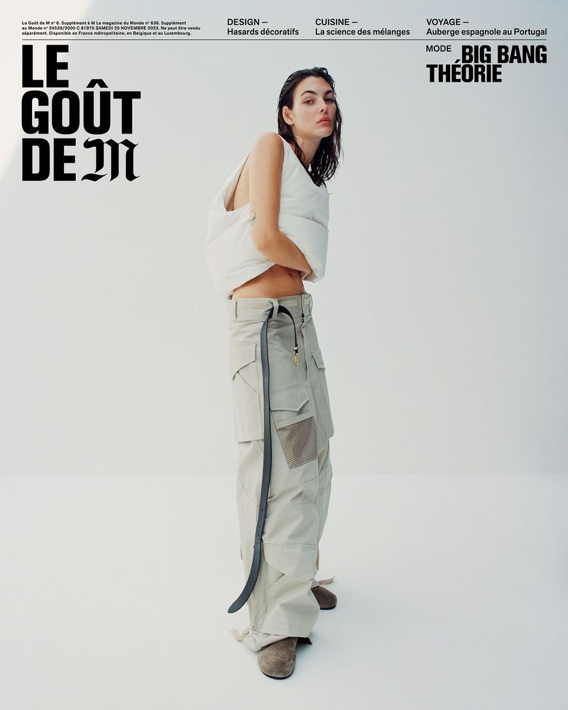 Vittoria Ceretti Covers M Le magazine du Monde November 2023