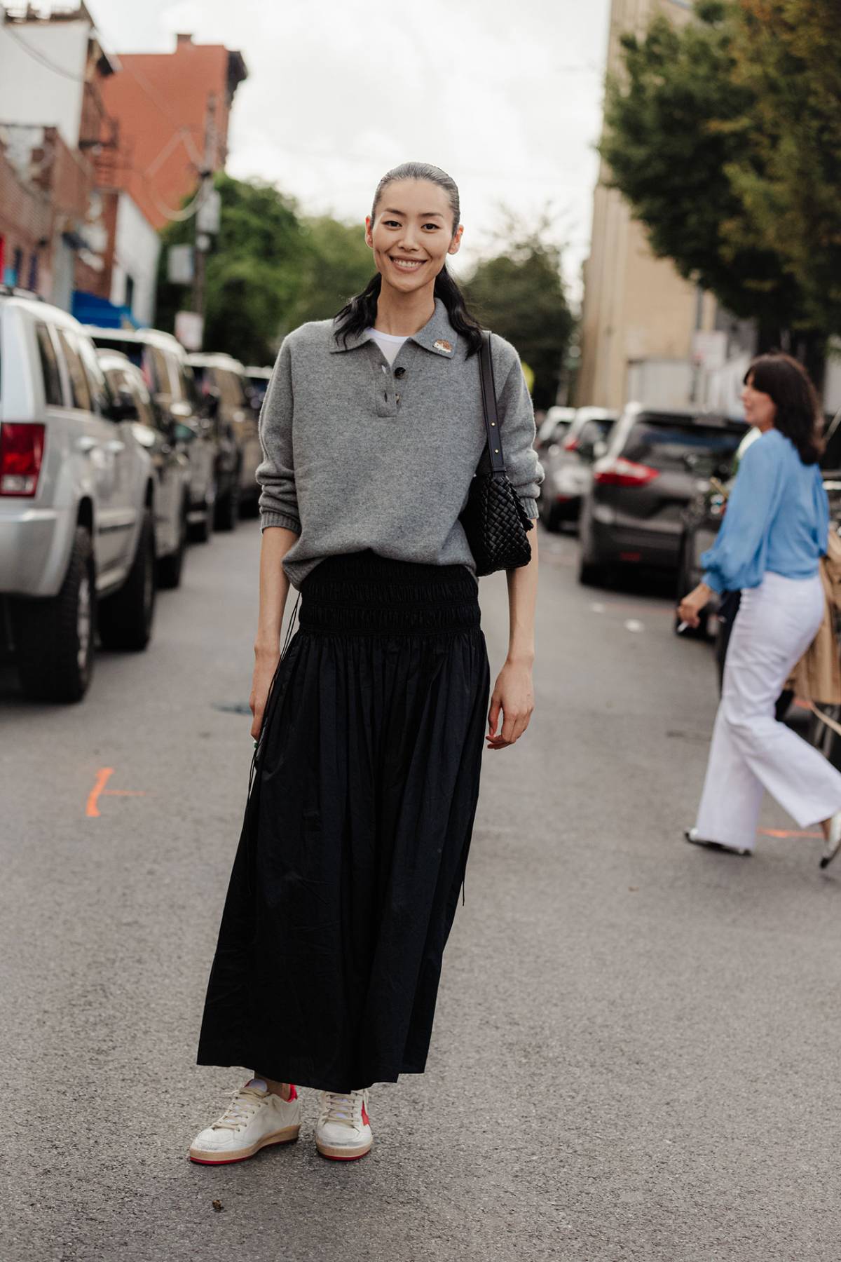 Liu Wen Street Style Spring-Summer 2024 in New York