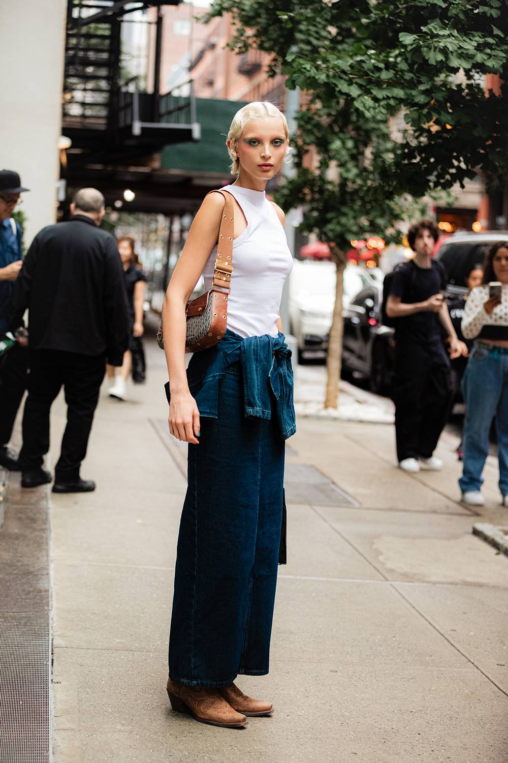 Lulu Wood Spring-Summer 2024 Street Style in New York