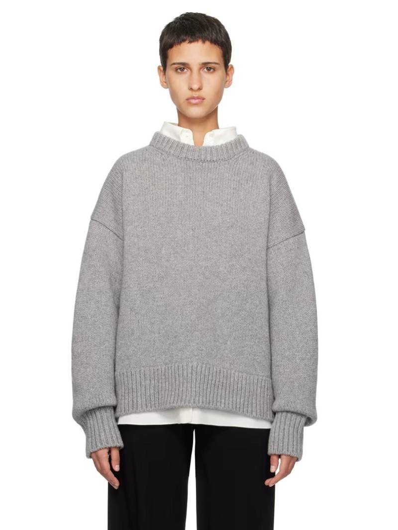 The Row Gray Ophelia Sweater  SSENSE
