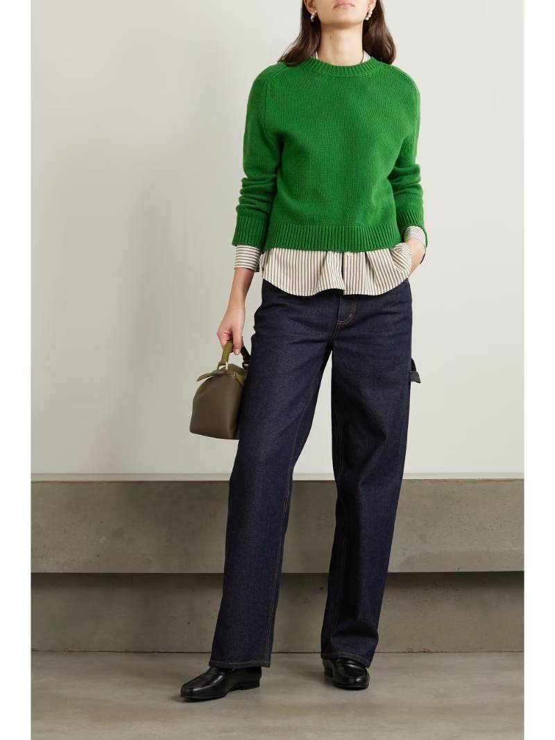 &DAUGHTER Green Wool sweater  NET-A-PORTER