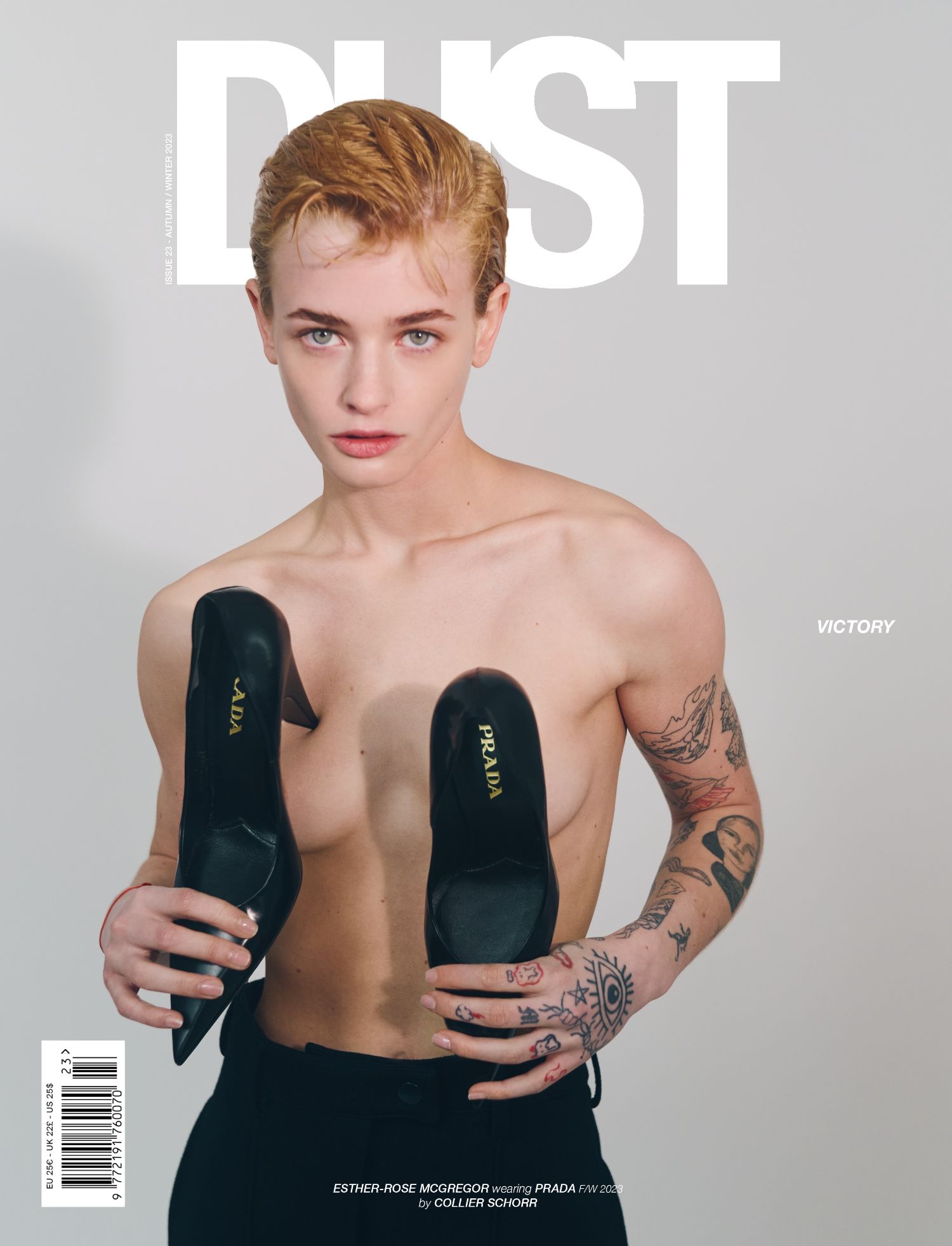 Esther Rose McGregor Covers Dust Magazine Fall-Winter 2023 The Victory Issue