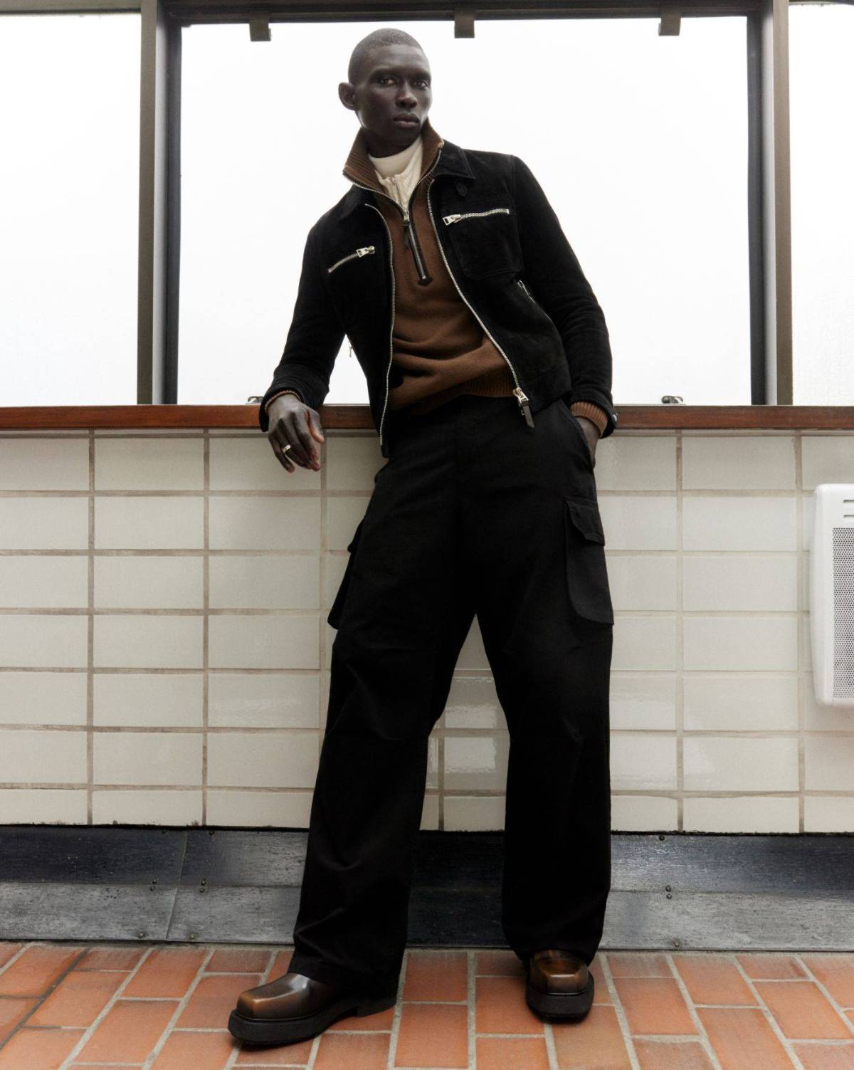 Fashion Pre-Season Layering: Fernando Cabral in Tom Ford by Georgia Devey Smith for MATCHES Men's Spring-Summer 2024 Campaign