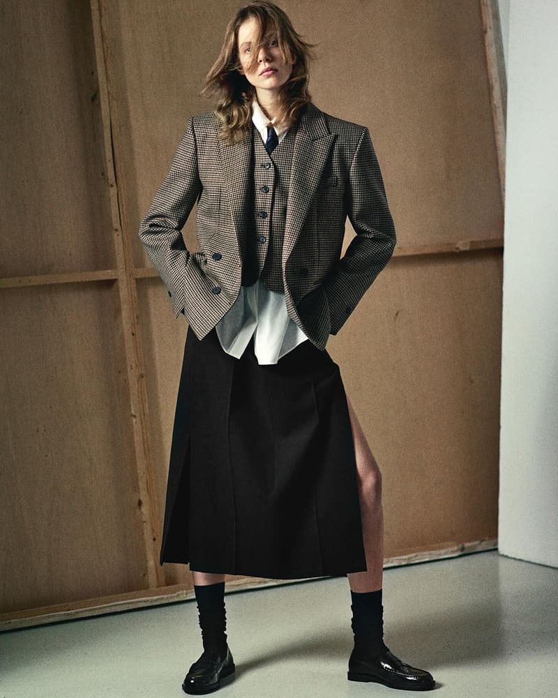 Anouk Smits by Mark Kean for Massimo Dutti Winter 2023 Lookbook