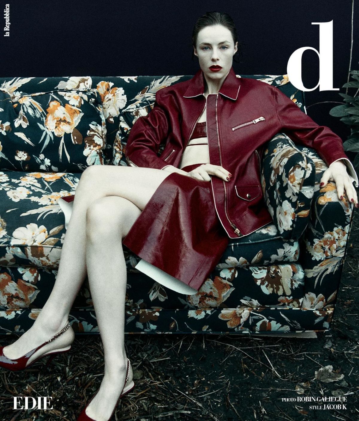 Edie Campbell Covers D Repubblica Magazine February 2024