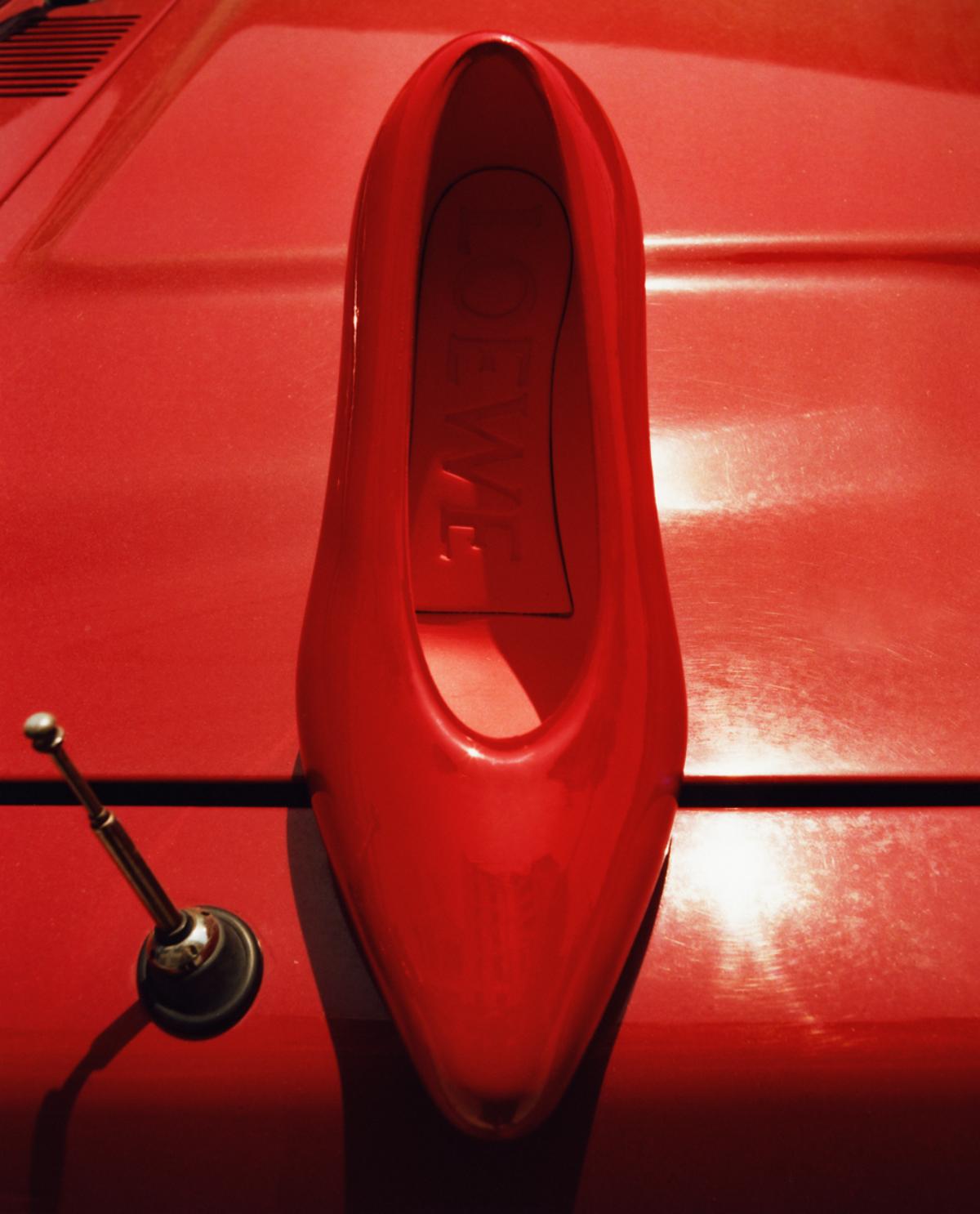 Loewe Red Comic lacquered foam Pumps Fashion Editorials