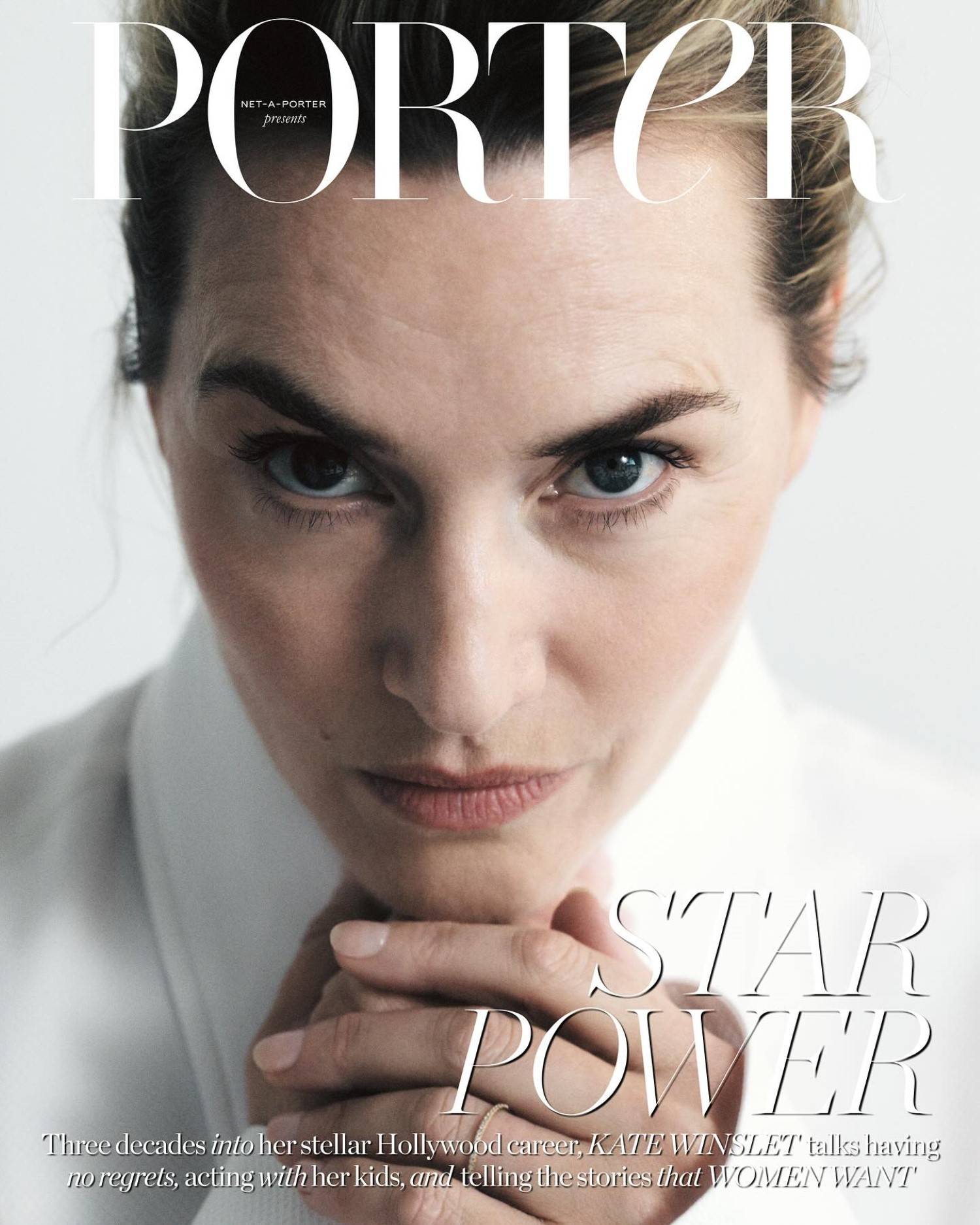 Kate Winslet Covers Porter Magazine February 2024 Star Power