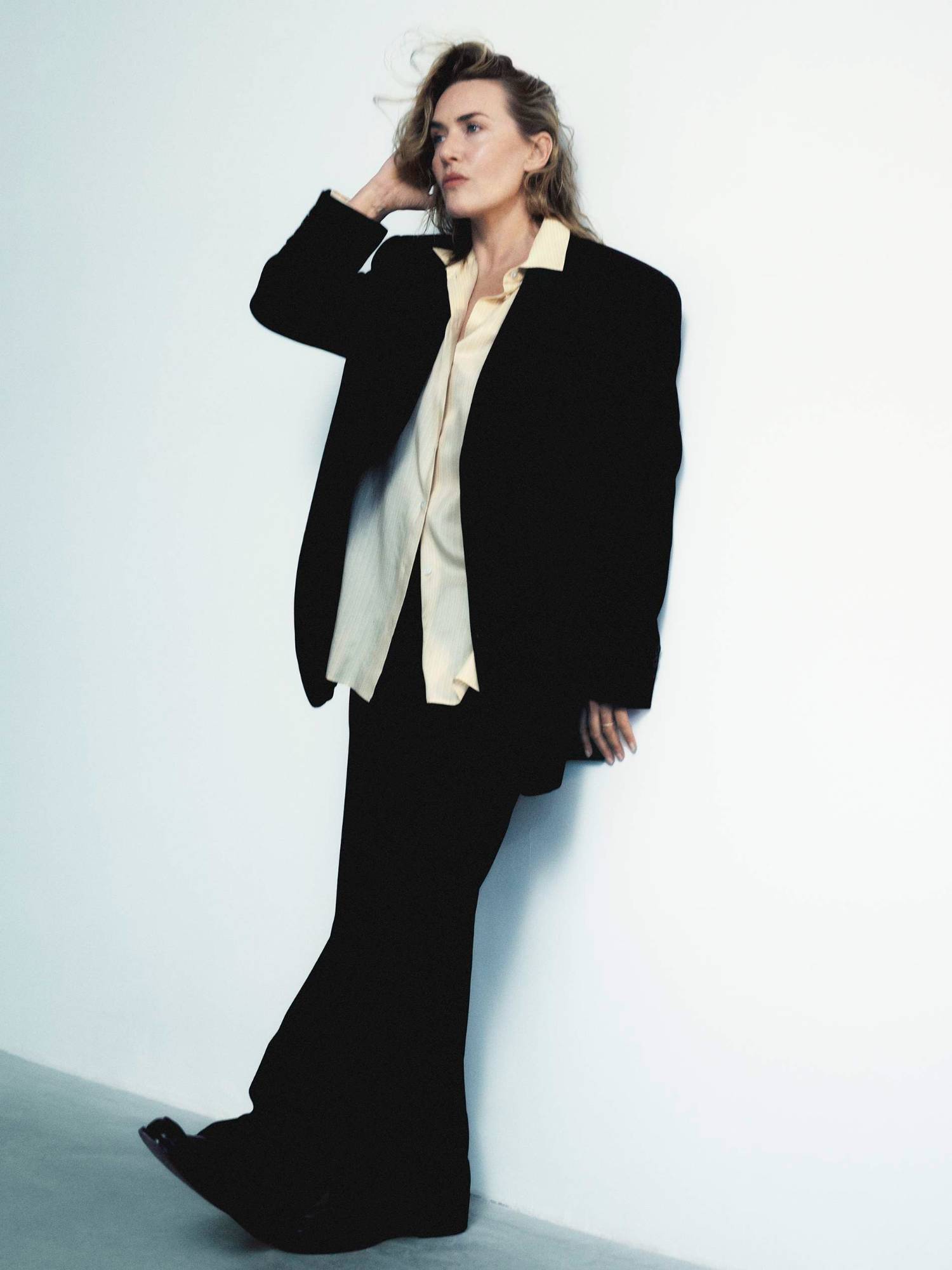 Kate Winslet in The Row Suit by Yulia Gorbachenko for Porter Magazine February 2024