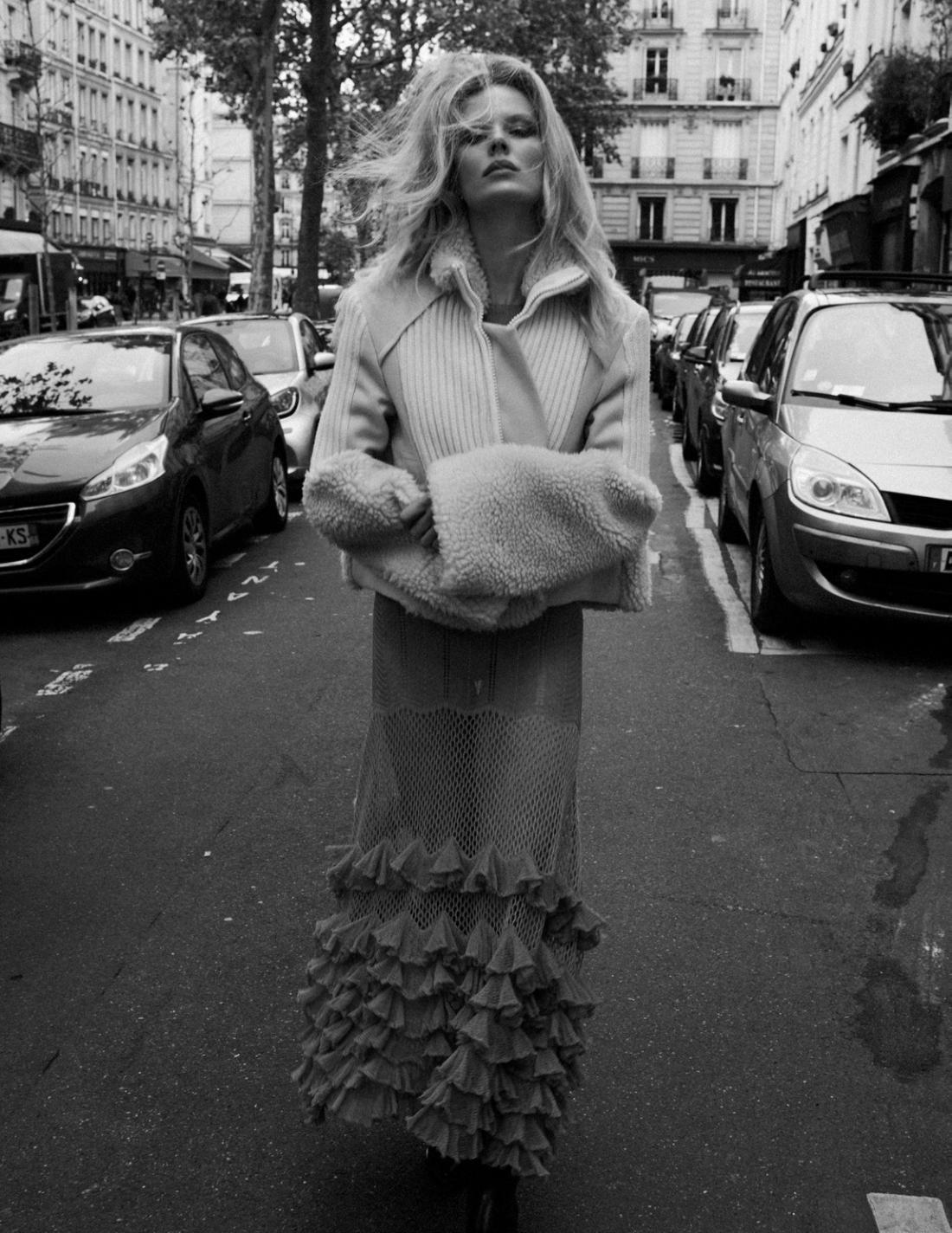 Marlijn Hoek in Dior by Paul Bellaart for Vogue Netherlands January-February 2024