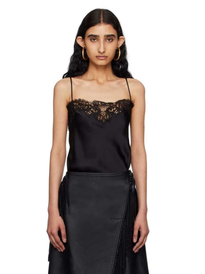 Stella McCartney Black Iconic Camisole SSENSE