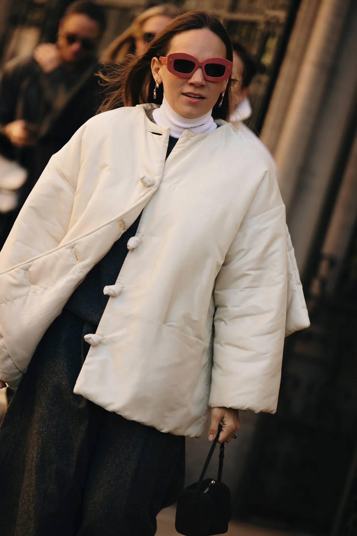 Street Style at New York Fashion Week Fall-Winter 2024, photographed by Sophie Sahara for WWD