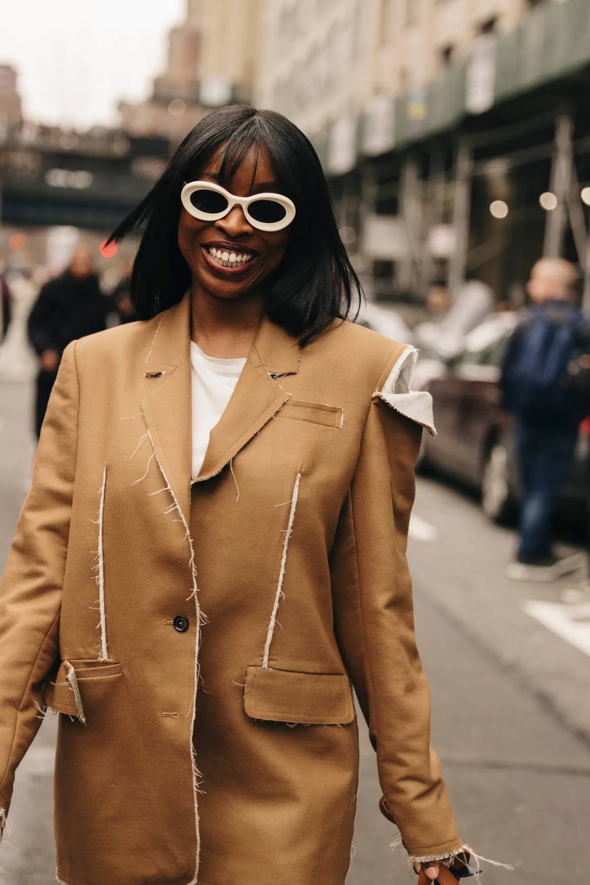 Street Style at New York Fashion Week Fall-Winter 2024, photographed by Sophie Sahara for WWD