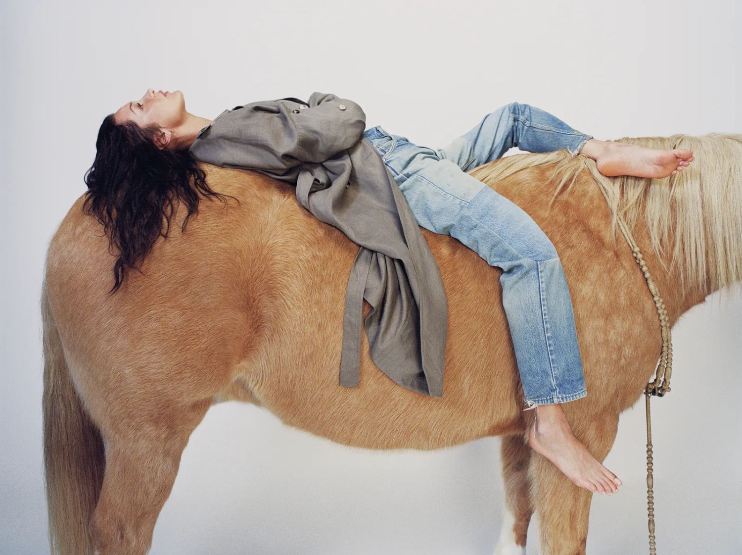 Bella Hadid Horse Photoshoot