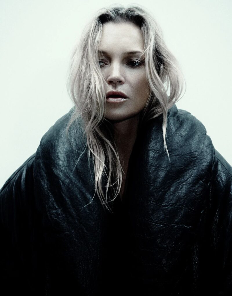 Kate Moss by Robin Galiegue & Emmanuelle Alt for Harper’s Bazaar France March 2024