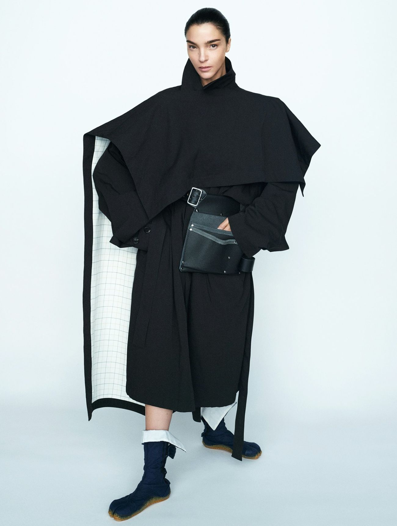 Bottega Veneta cape and coat Fashion Editorials