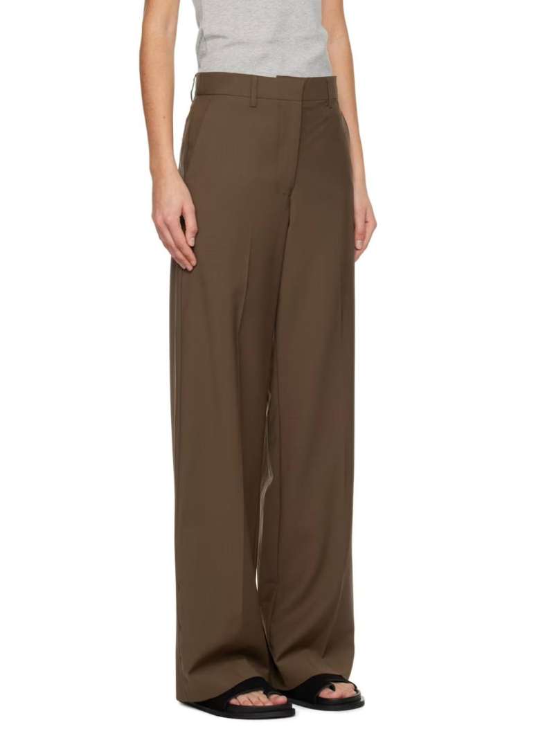 Matteau Brown Tailored Trousers SSENSE
