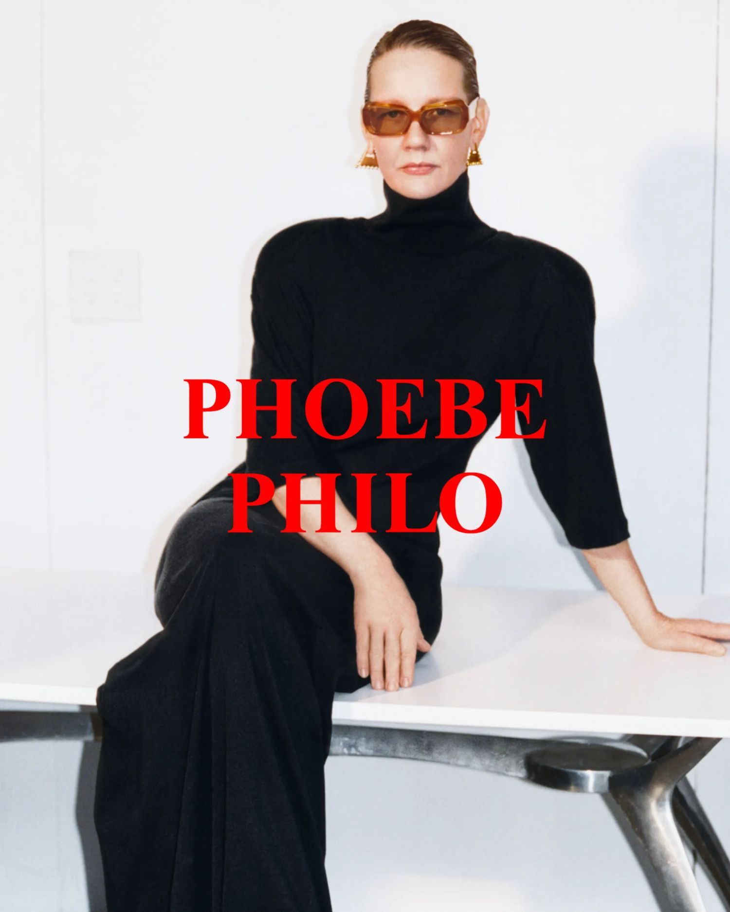 Sandra Huller by Tyrone Lebon for Phoebe Philo Spring-Summer 2024 Ad Campaign