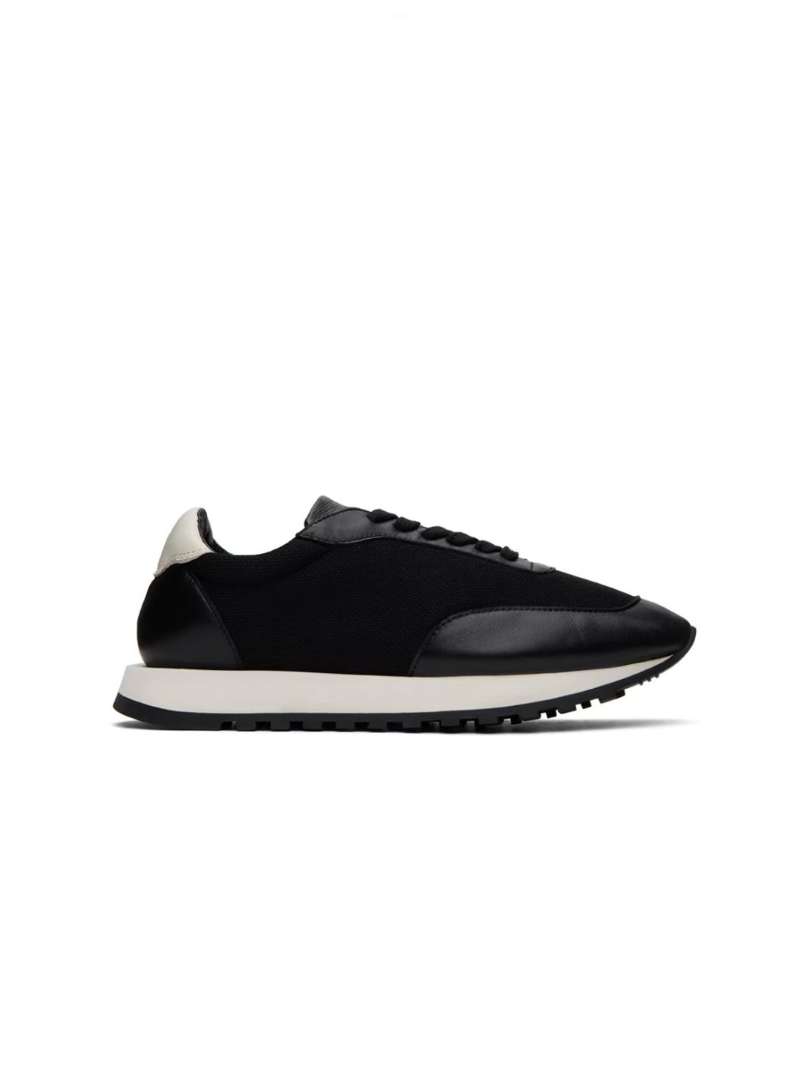 The Row Black Owen Sneakers  SSENSE