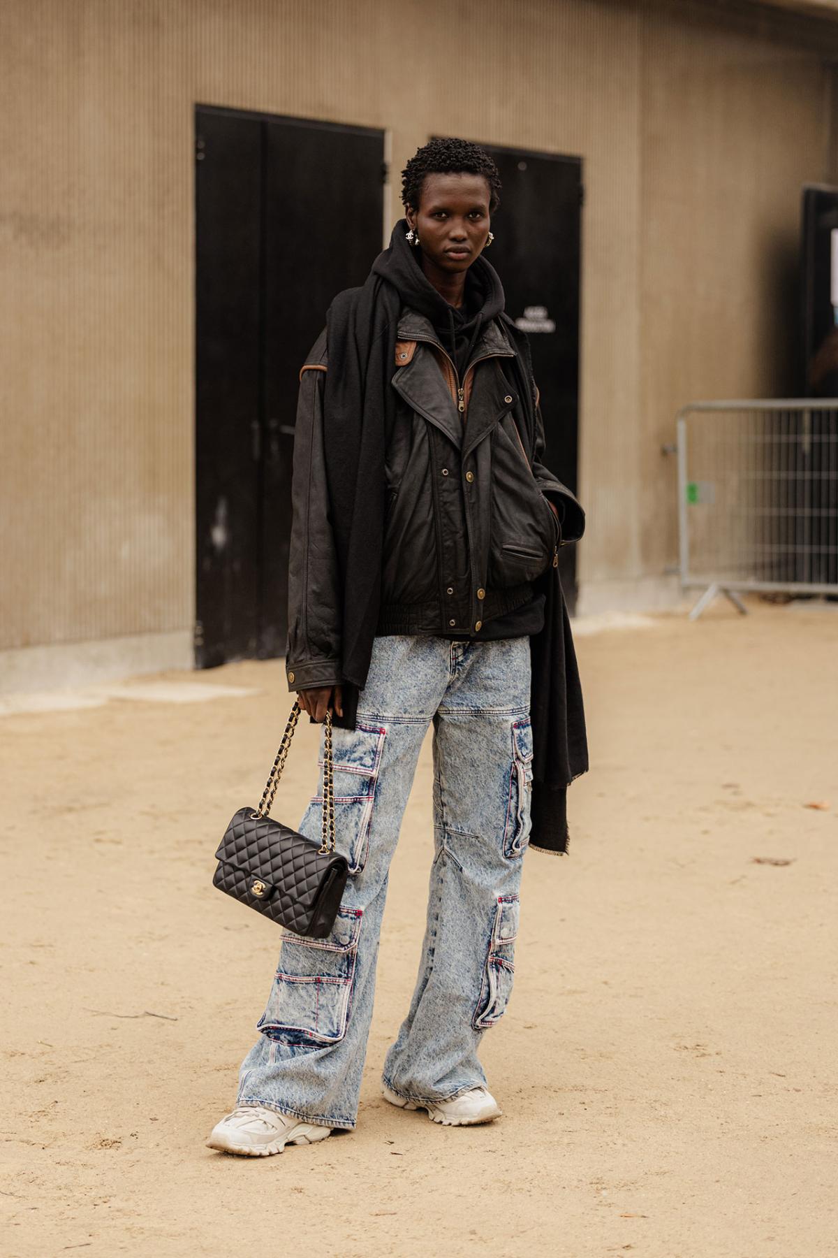 Amar Akway Street Fashion at Paris Couture Week Spring-Summer 2024