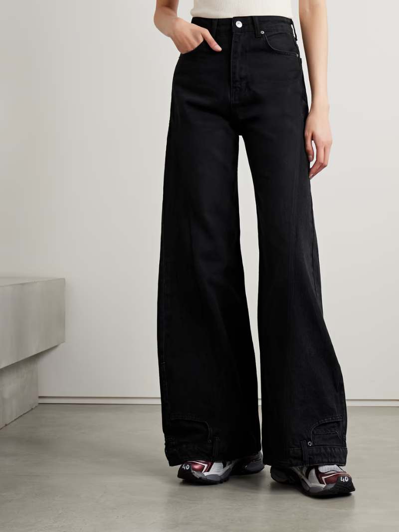 BETTTER Black high-rise wide-leg jeans  NET-A-PORTER