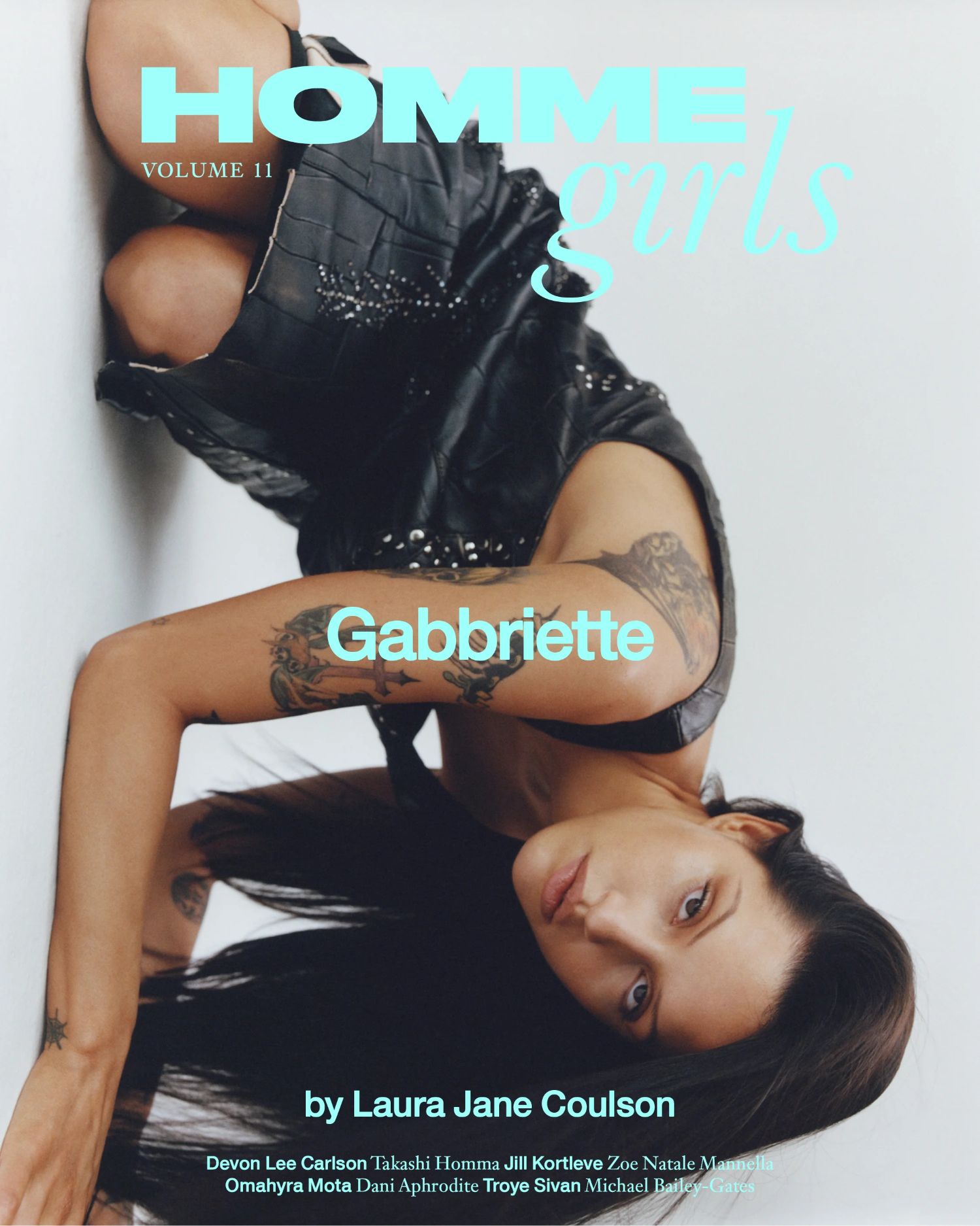 Gabbriette Bechtel Covers HommeGirls Magazine Spring-Summer 2024