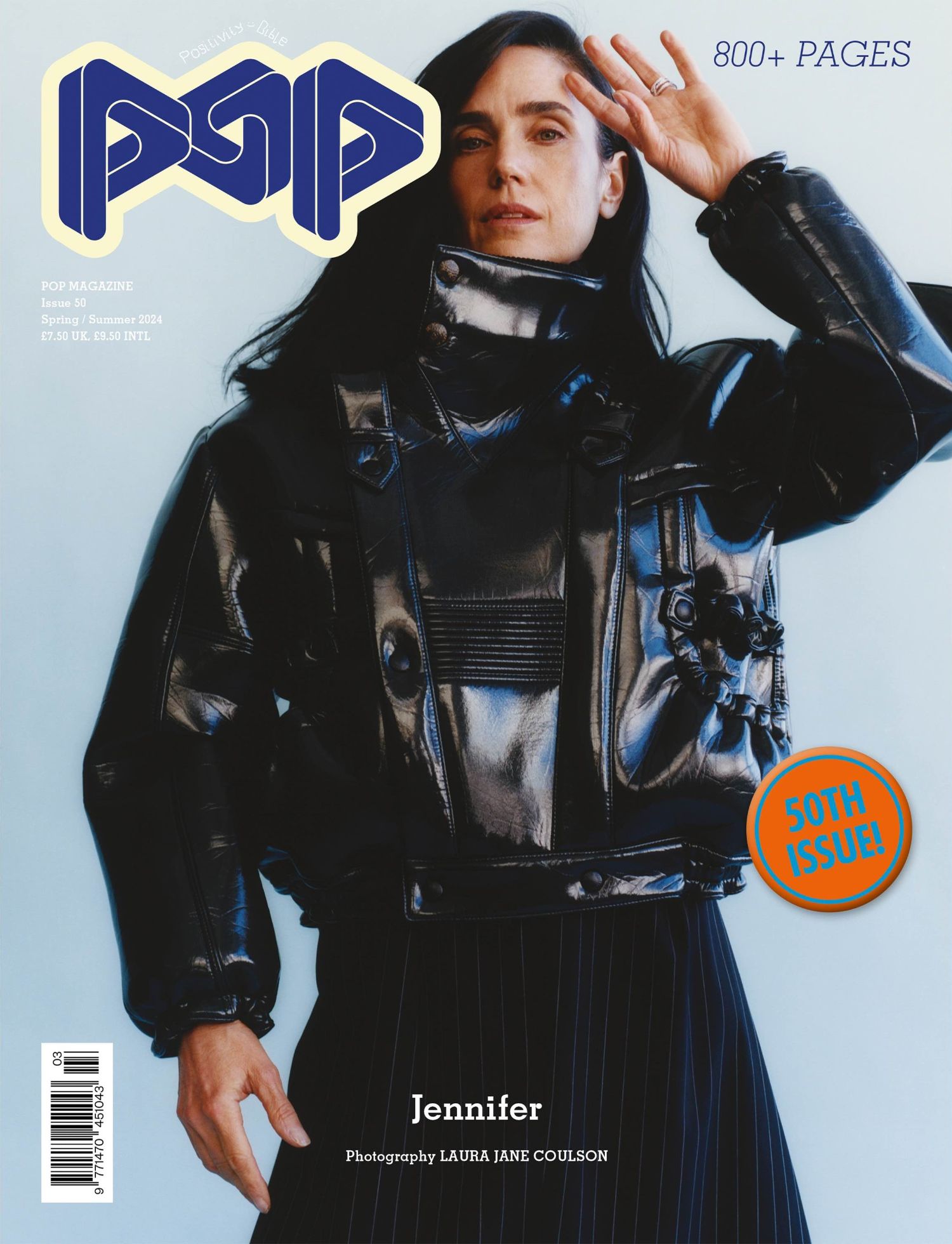 Jennifer Connelly Covers Pop Magazine Spring-Summer 2024