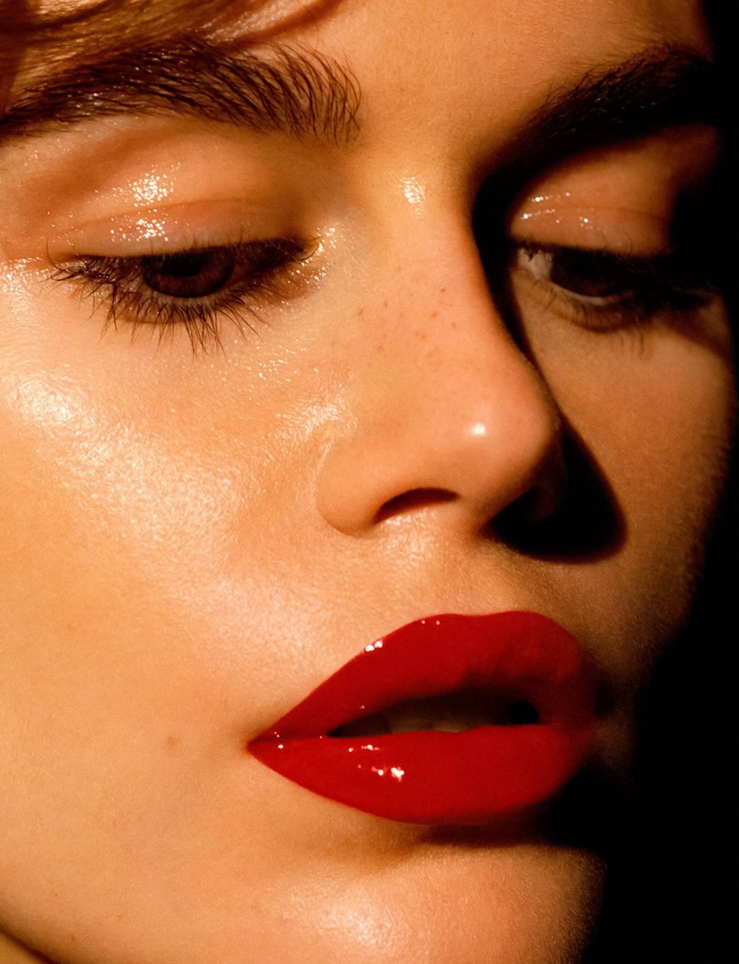 Red Lip Makeup Beauty Editorials