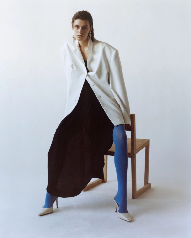 Merel Roggeveen in Bevza by Jens Ingvarsson for Vogue Ukraine April 2024