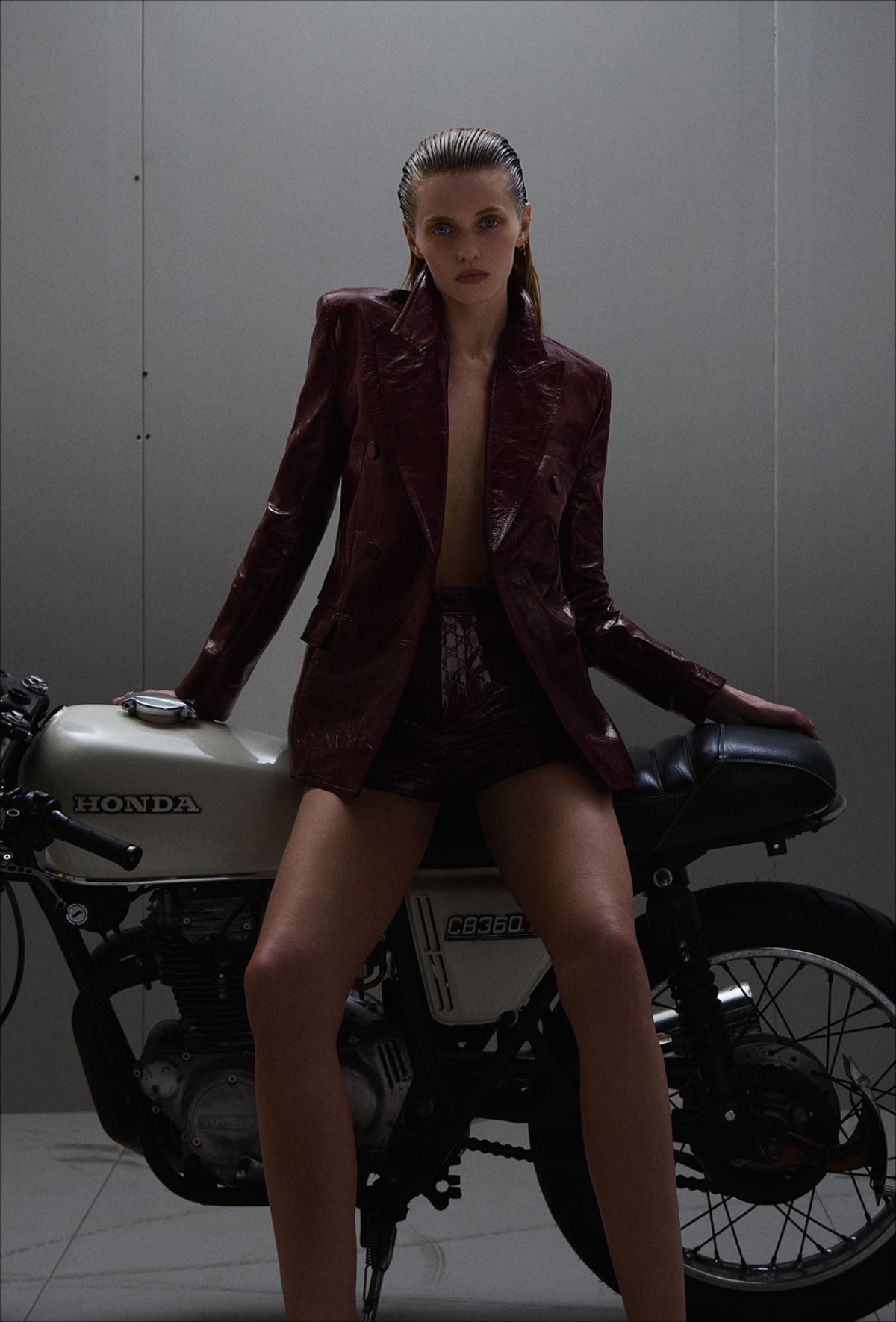 Sabato De Sarno Gucci Burgundy Red Leather Trend Fashion Editorials