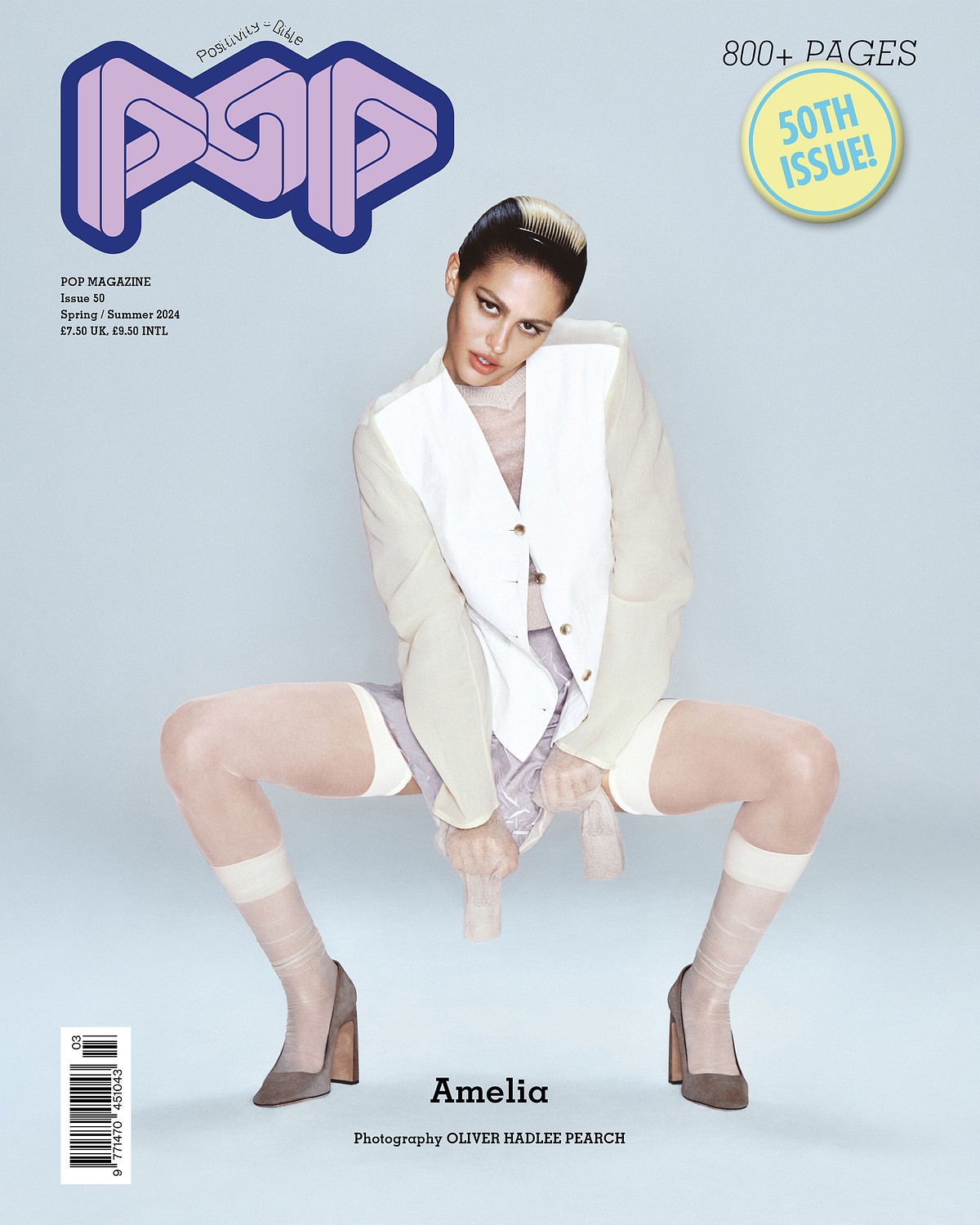 Amelia Gray Hamlin Covers Pop Magazine Spring-Summer 2024