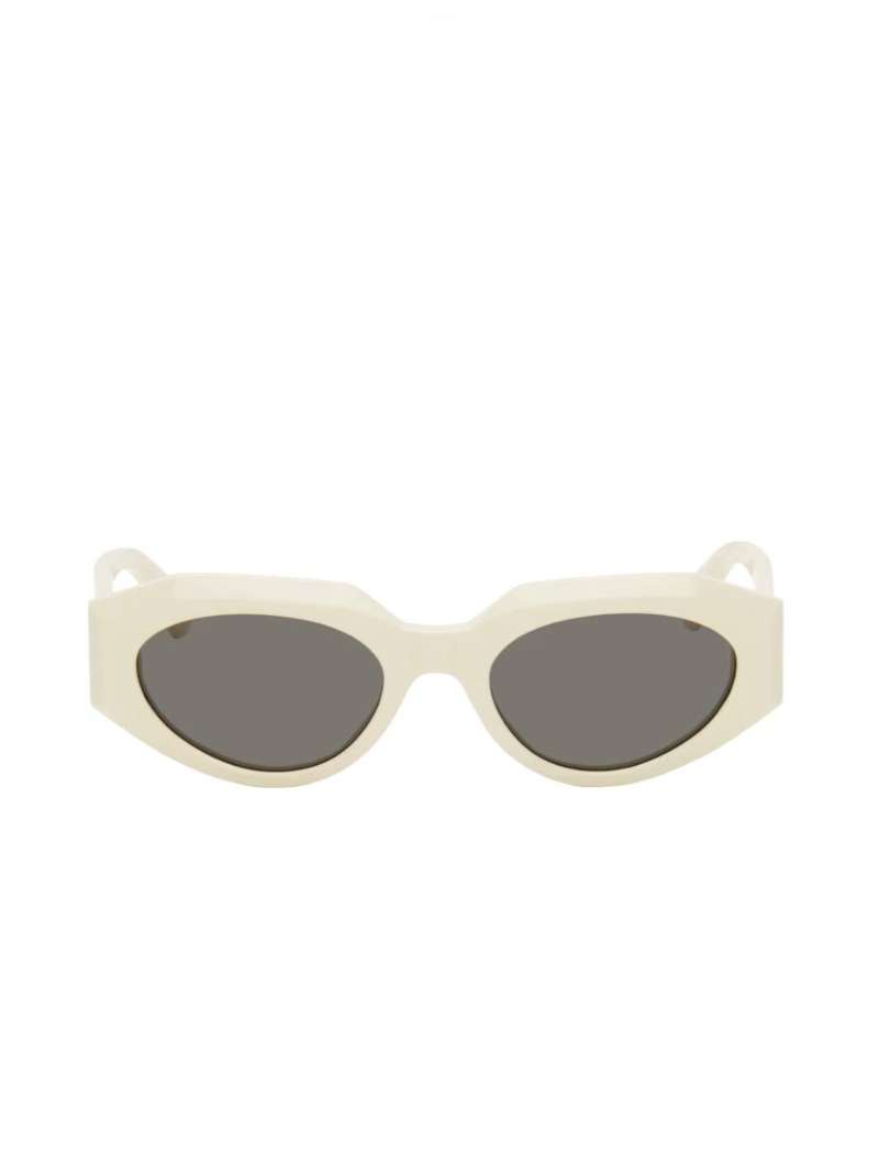 Beige Facet Sunglasses by Bottega Veneta on Sale SSENSE