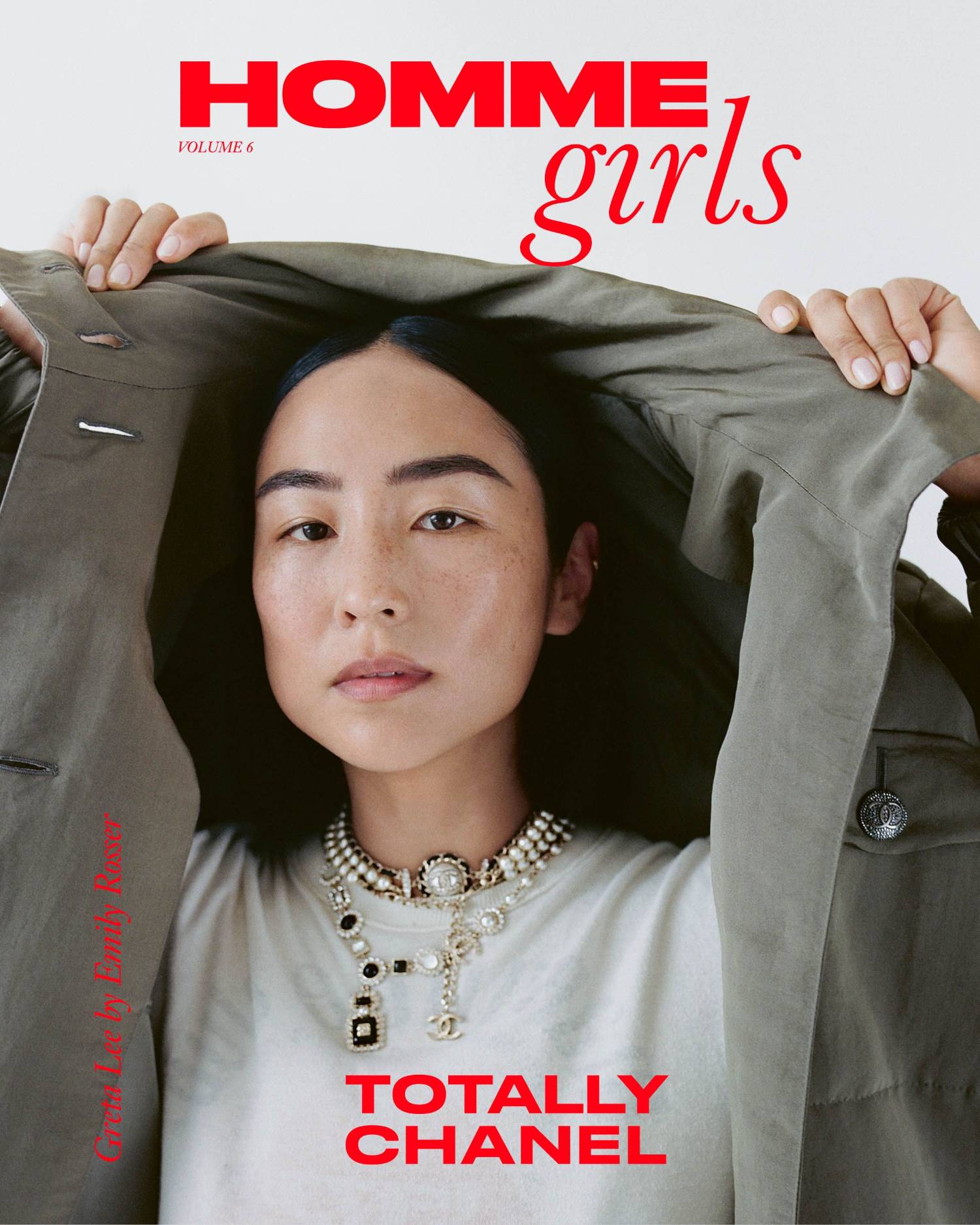 Greta Lee Covers HommeGirls Magazine Fall-Winter 2021