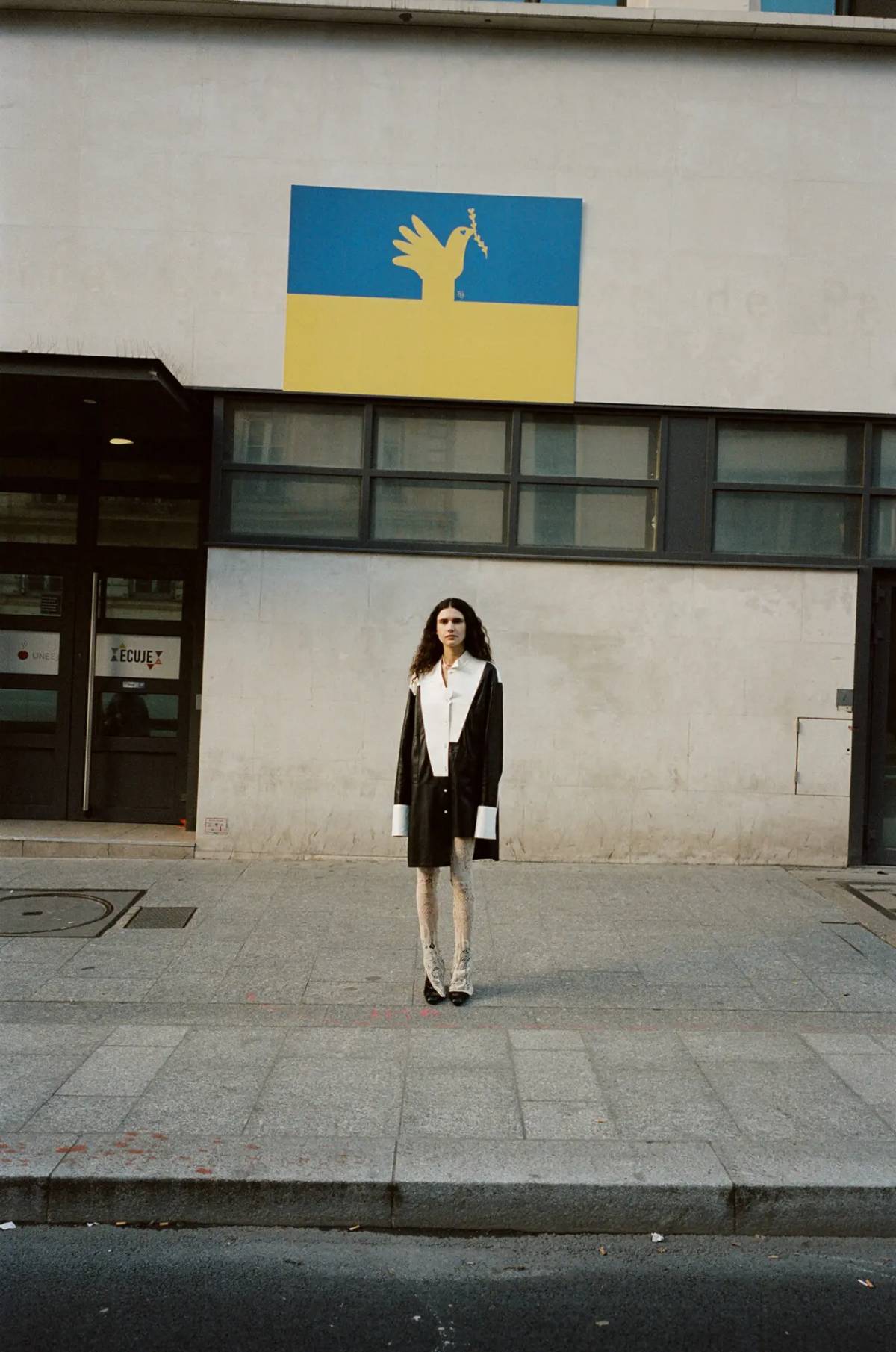 Ukraine Flag Paris Magazine Freedom Issue