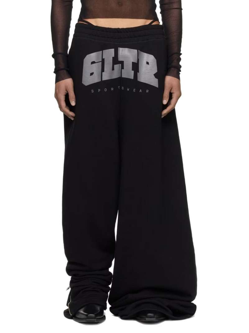 Jean Paul Gaultier Black Shayne Oliver Edition Sweatpants  SSENSE