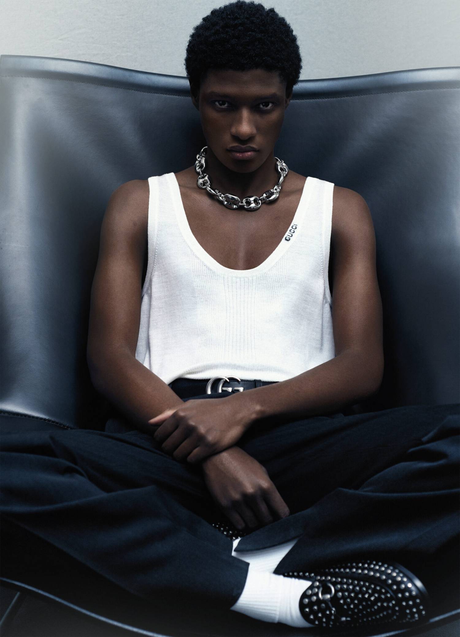 Aboubakar Konte in Gucci by Colin Solal Cardo for Numero Netherlands May 2024