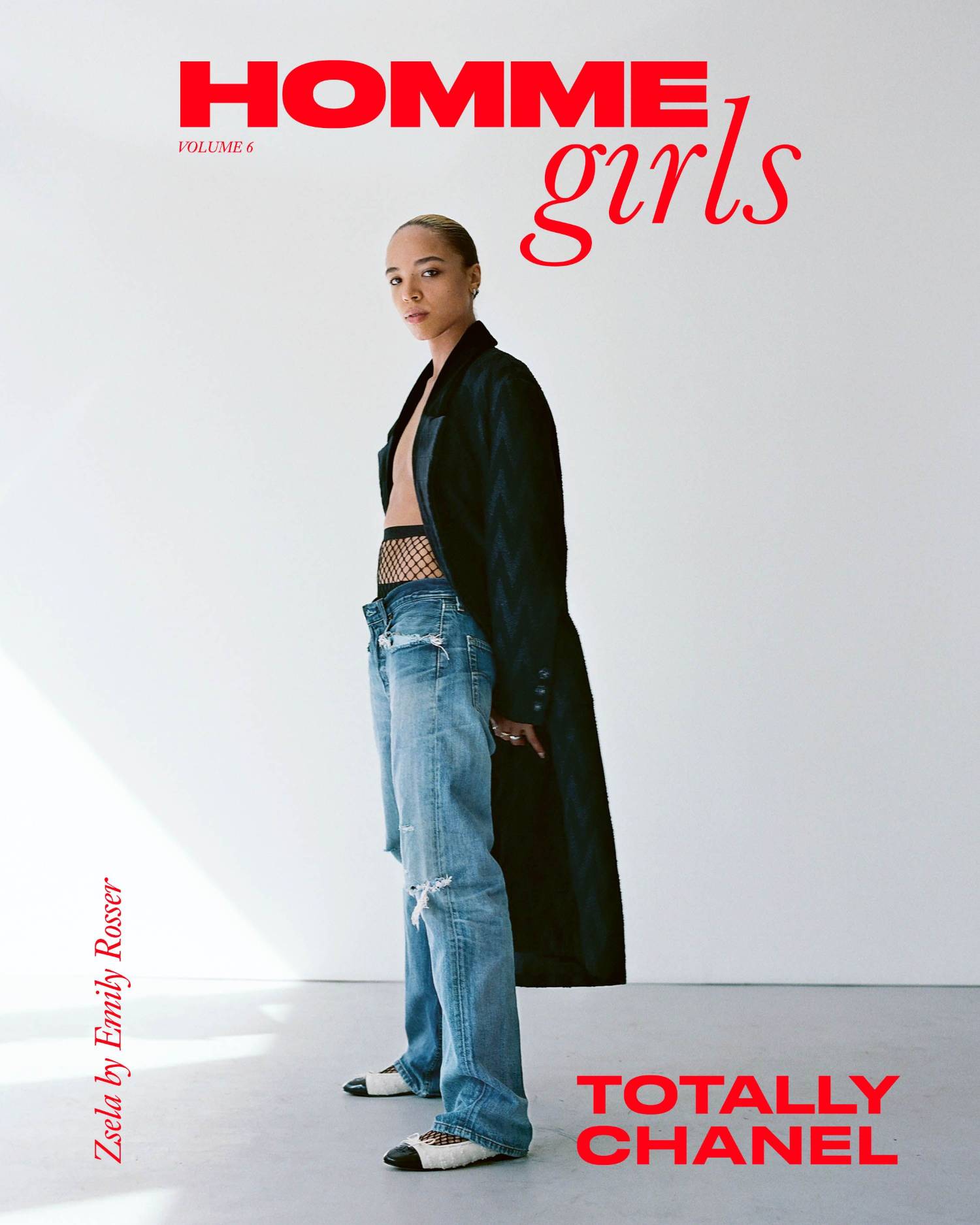 Zsela Thompson Covers HommeGirls Magazine Fall-Winter 2021