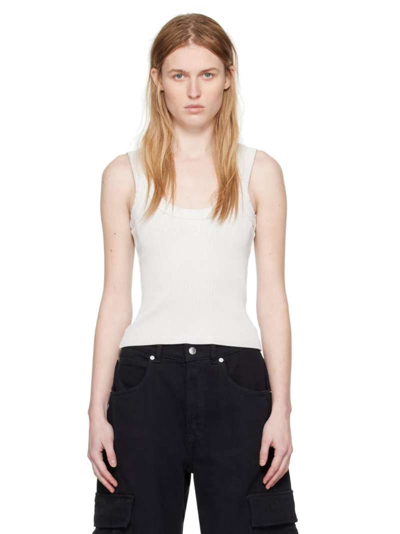 alexanderwang.t Gray Embossed Tank Top SSENSE