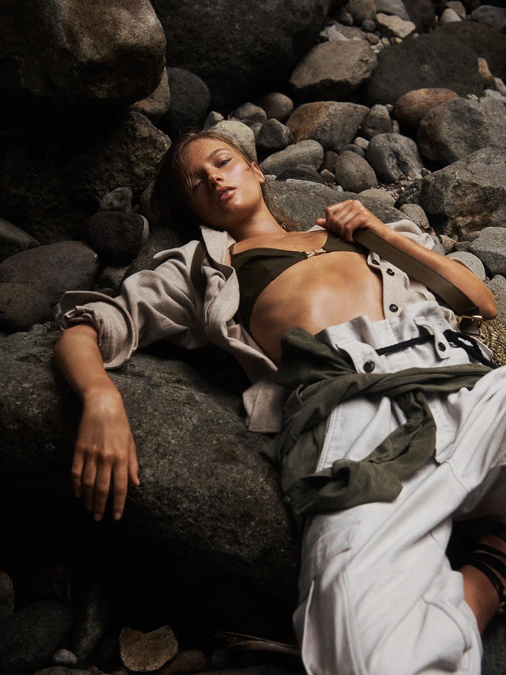 Guadeloupe Jungle Hike Beach Camping Fashion Editorial 