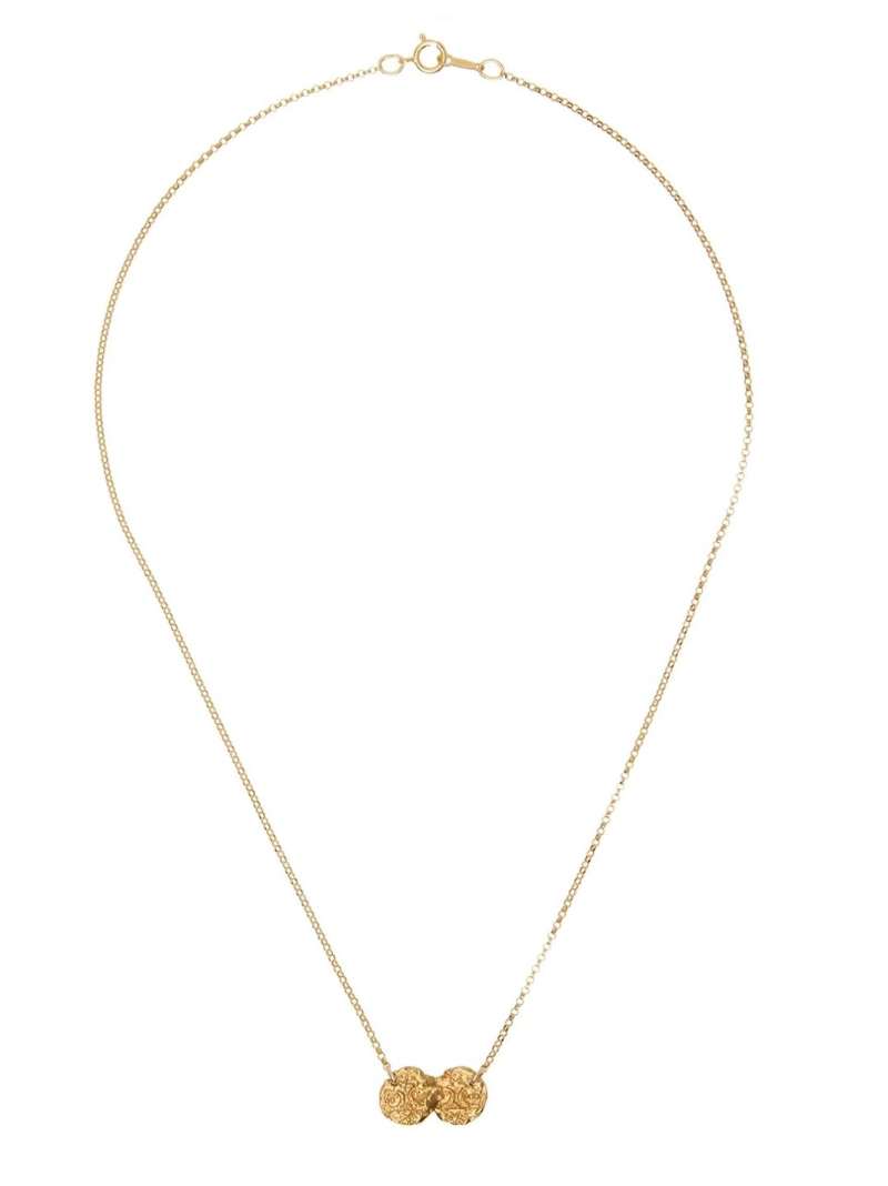 Gold 'The Path Of The Moon' Necklace by Alighieri on Sale