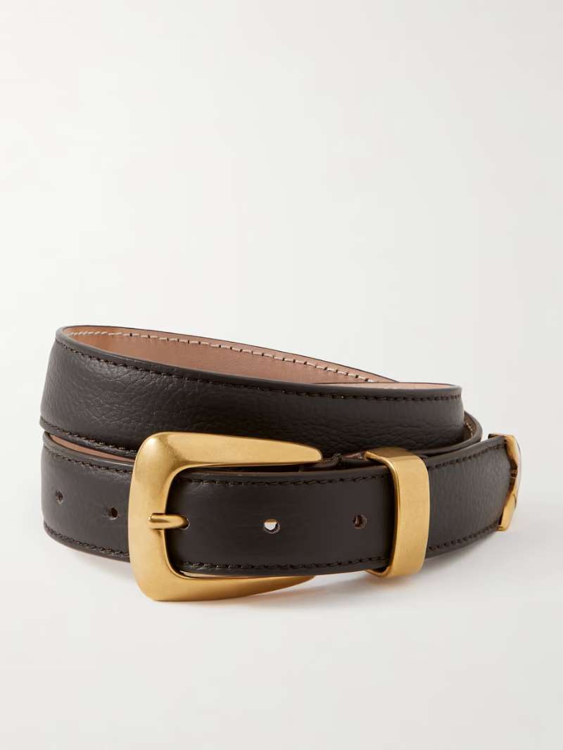 KHAITE Benny leather belt  NET-A-PORTER USA