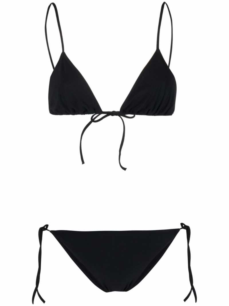 LIDO self-tie mid-rise Bikini - Farfetch