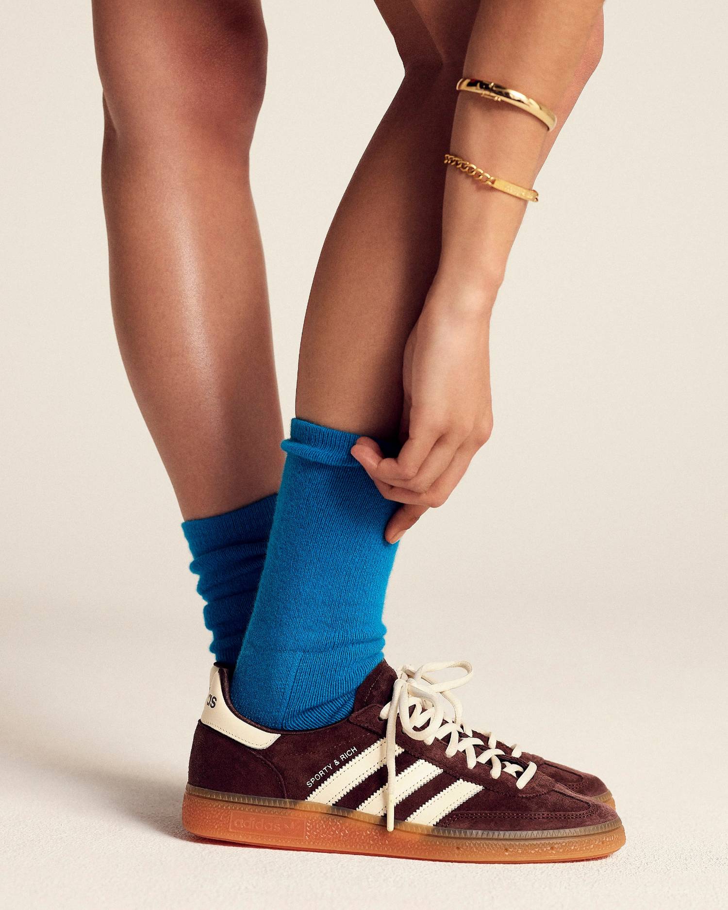 Mahalia Celeste Henderson by Bruno Staub Geraldine Saglio for Sporty & Rich x adidas Originals Sneakers