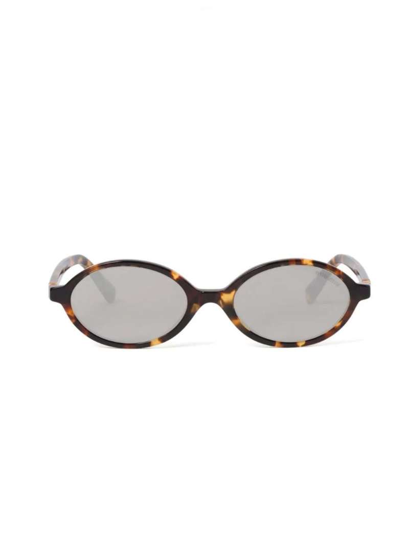 Miu Miu Eyewear Regard oval-frame Sunglasses - Farfetch