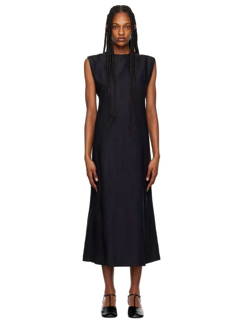 Navy Sevan Maxi Dress by Studio Nicholson on Sale