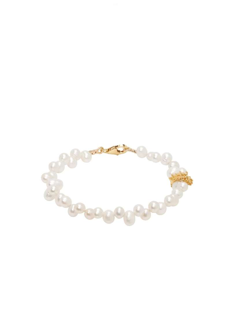 White & Gold 'The Calliope' Bracelet by Alighieri on Sale