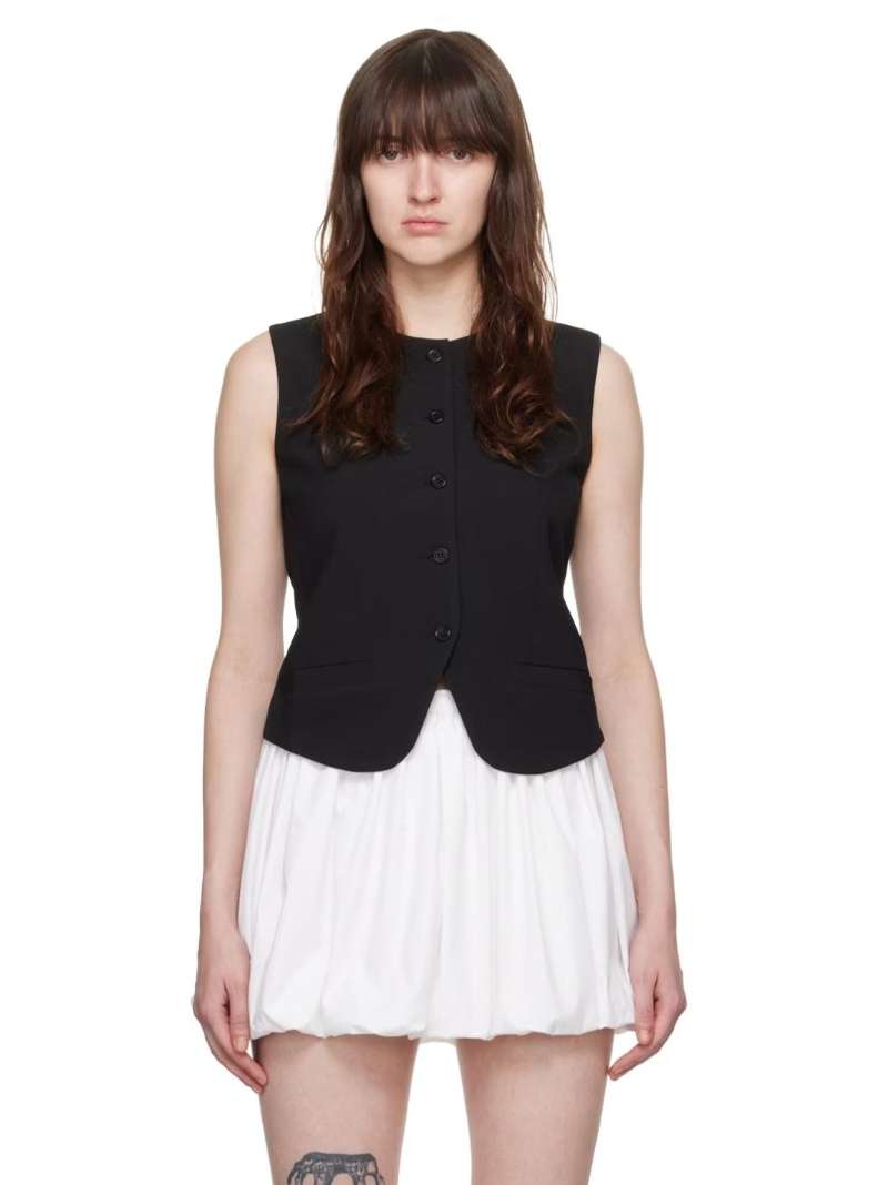 Beaufille SSENSE Exclusive Black Rubens Vest  SSENSE