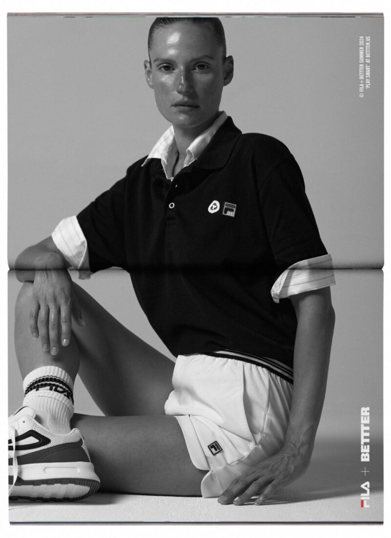 Cate Underwood by Ania Brudna for Bettter x Fila Summer 2024