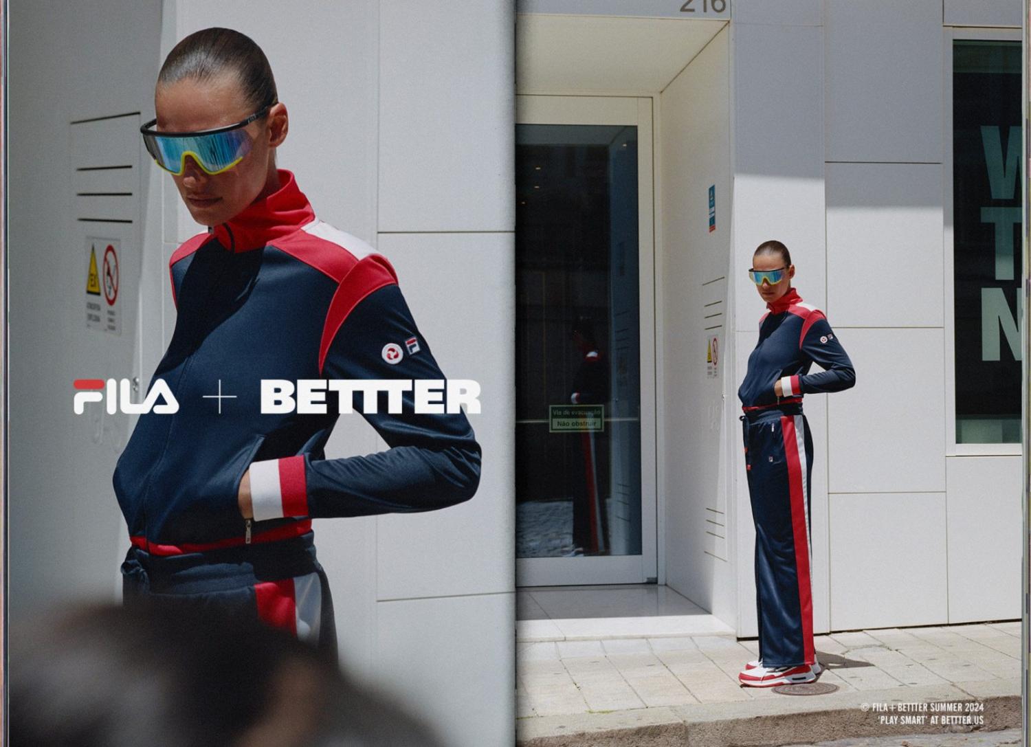 Cate Underwood by Ania Brudna for Julie Pelipas Bettter x Fila Summer 2024 Ad Campaign